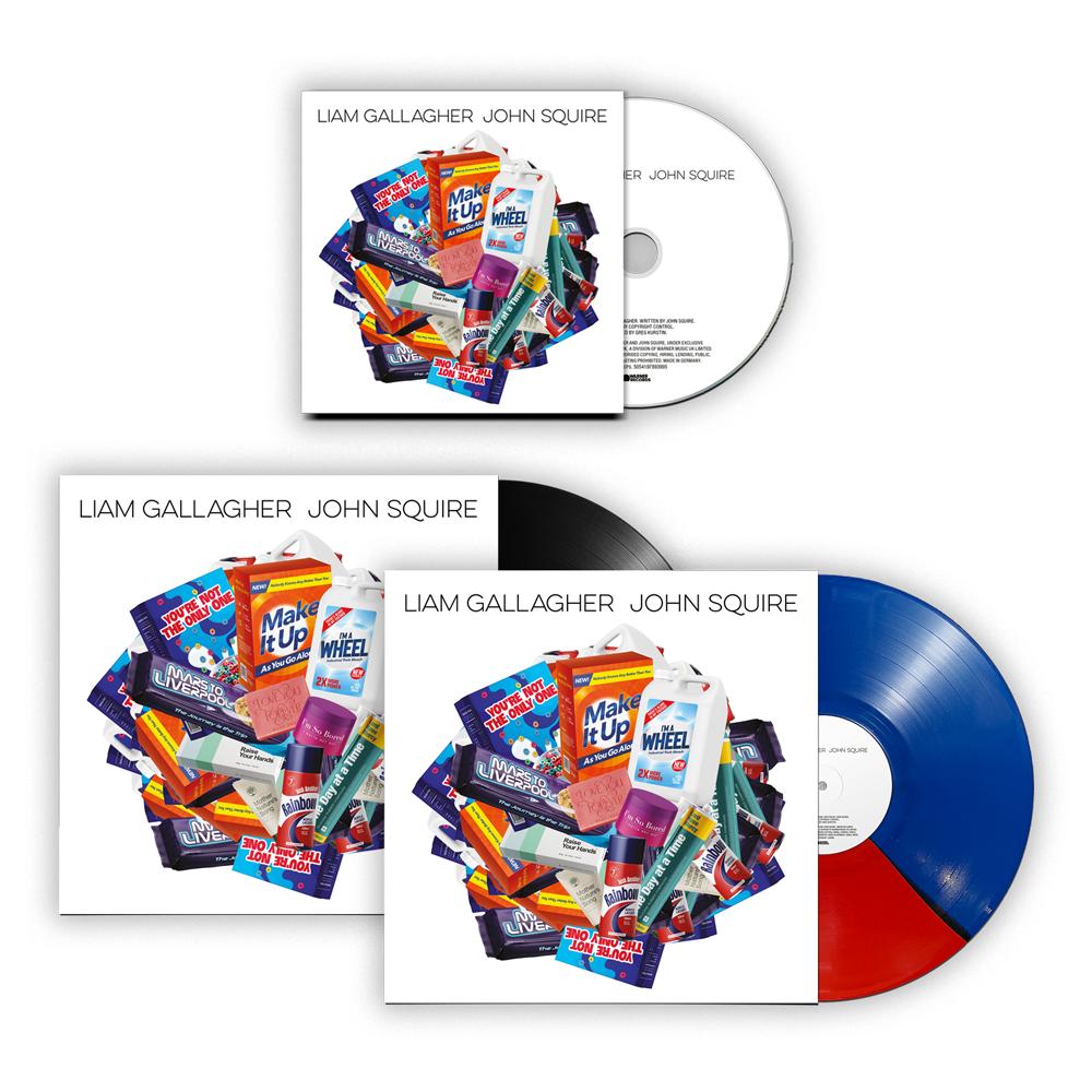 Split vinyle rouge et bleu, vinyle standard + CD